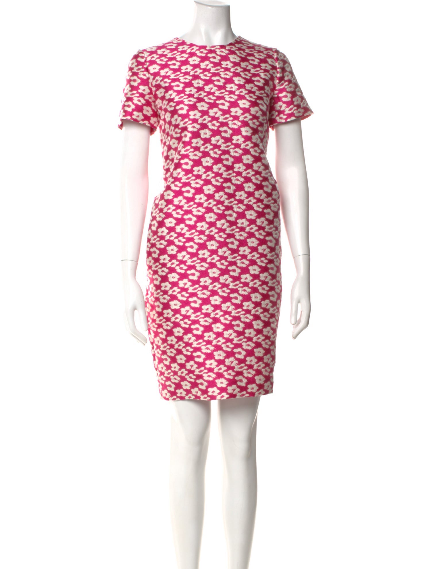 CH Carolina Herrera Printed Knee-Length Dress