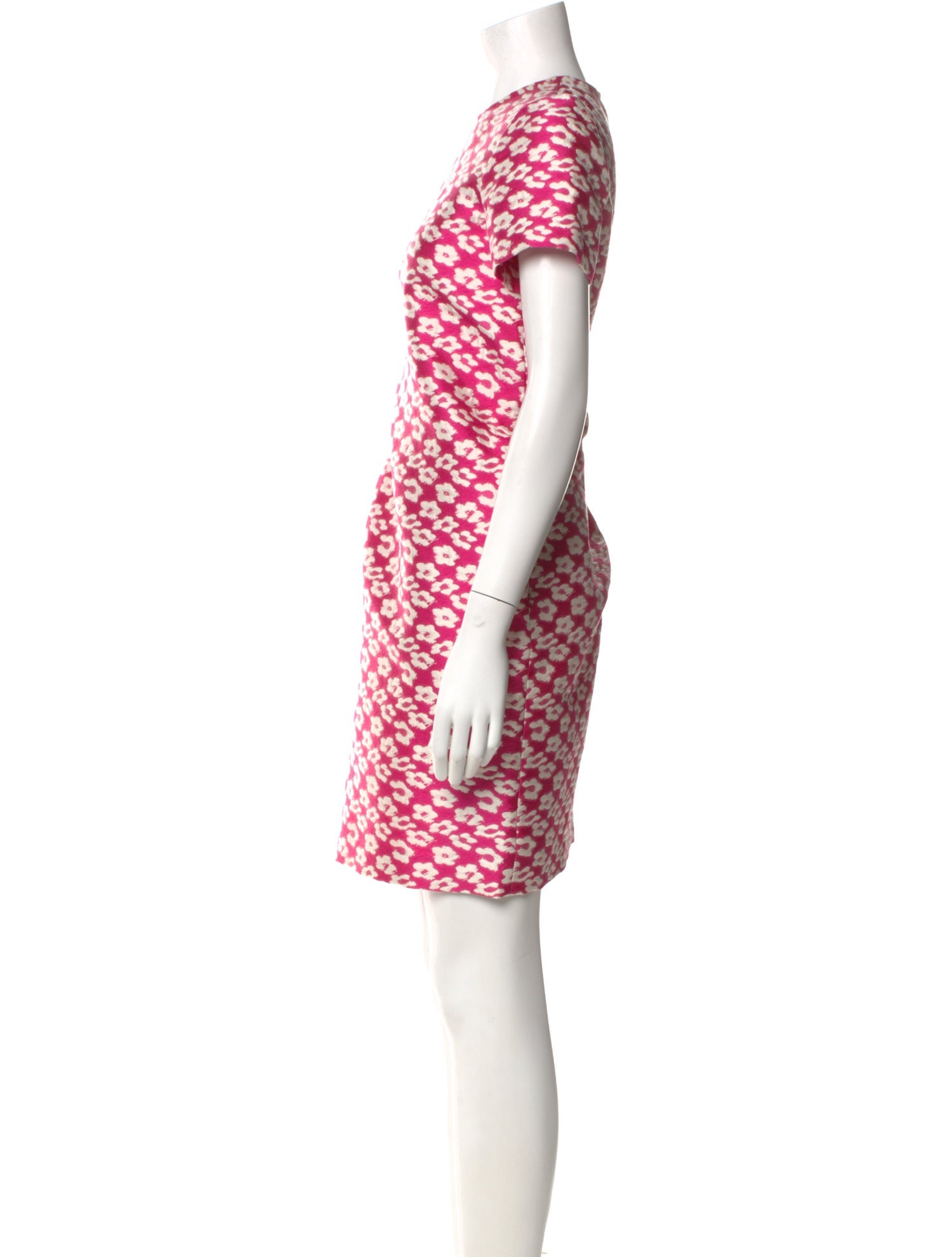 CH Carolina Herrera Printed Knee-Length Dress