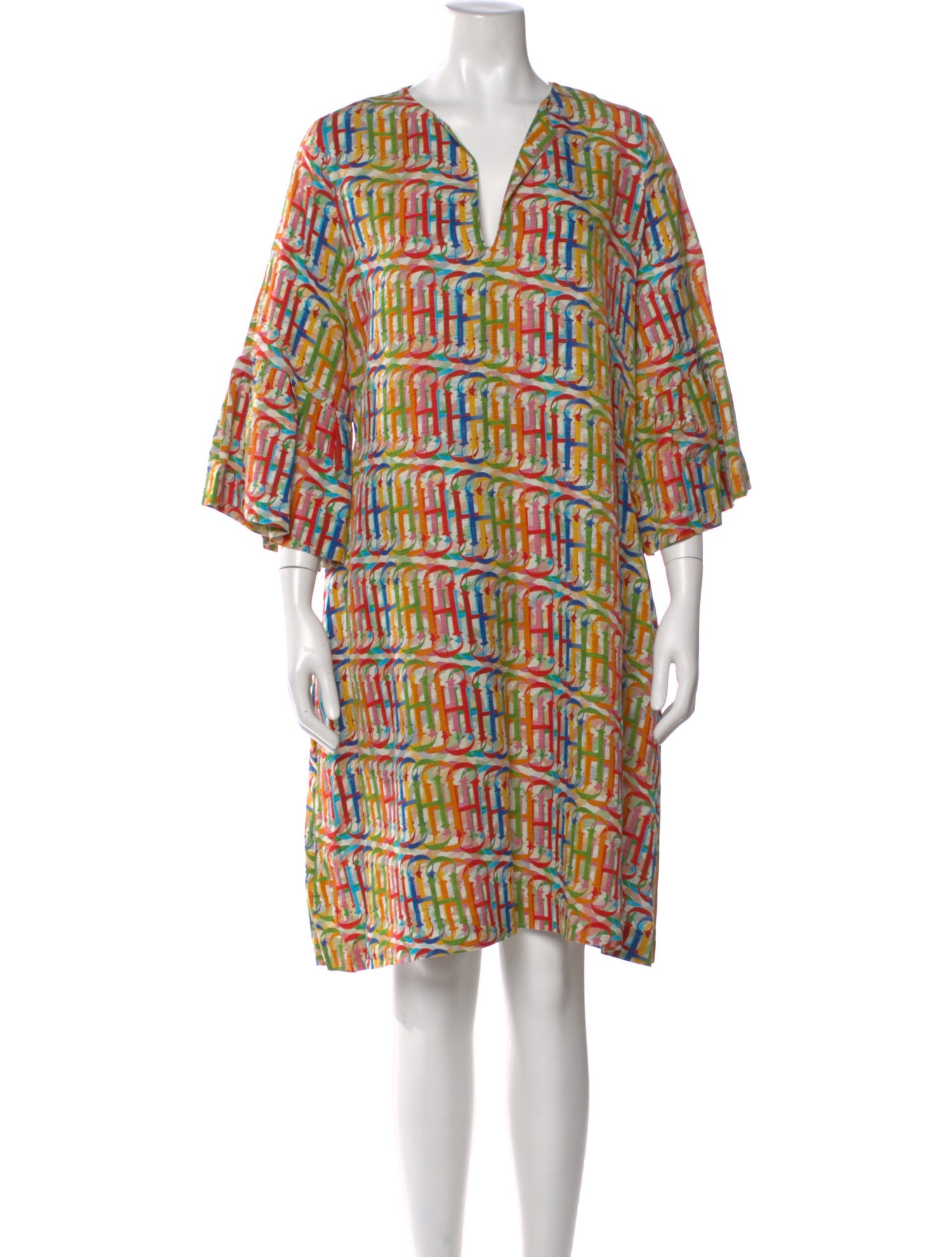 CH Carolina Herrera Silk Knee-Length Dress