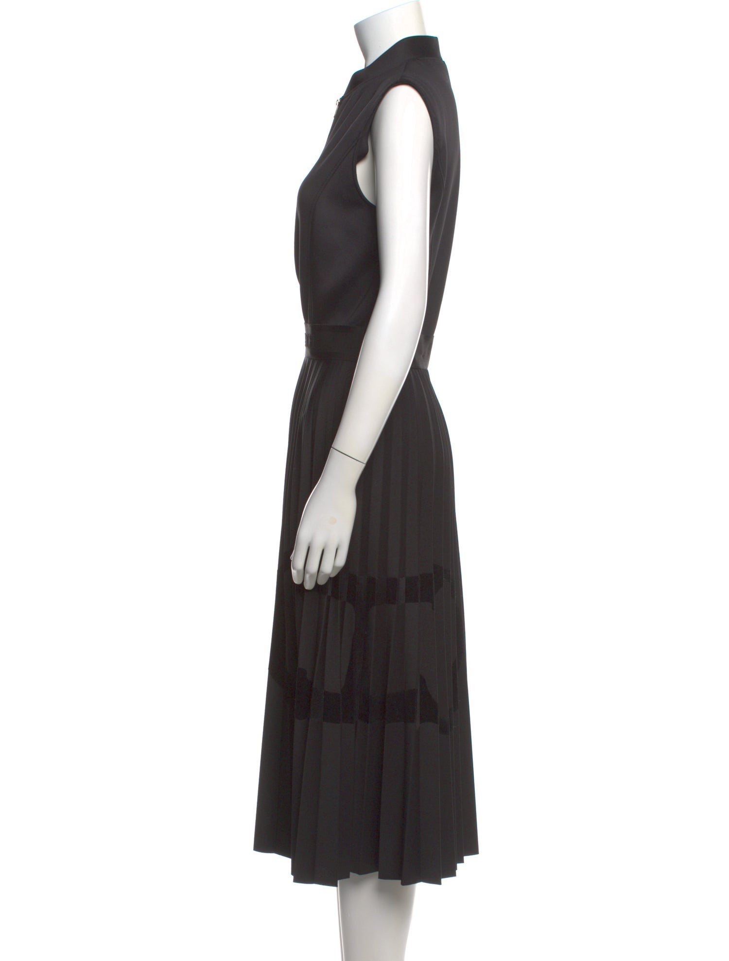 CH Carolina Herrera Striped Midi Length Dress