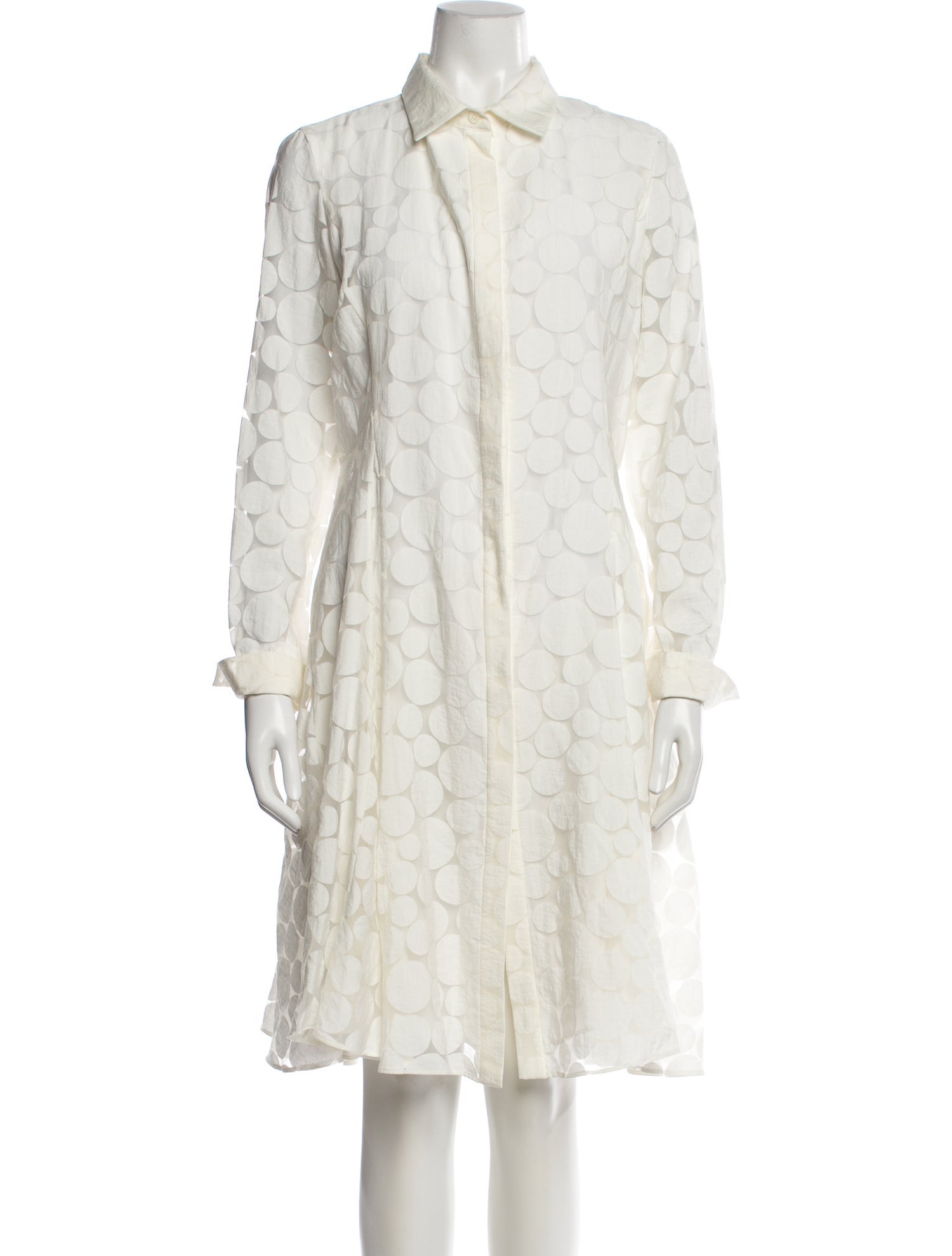 CH Carolina Herrera Printed Knee-Length Dress