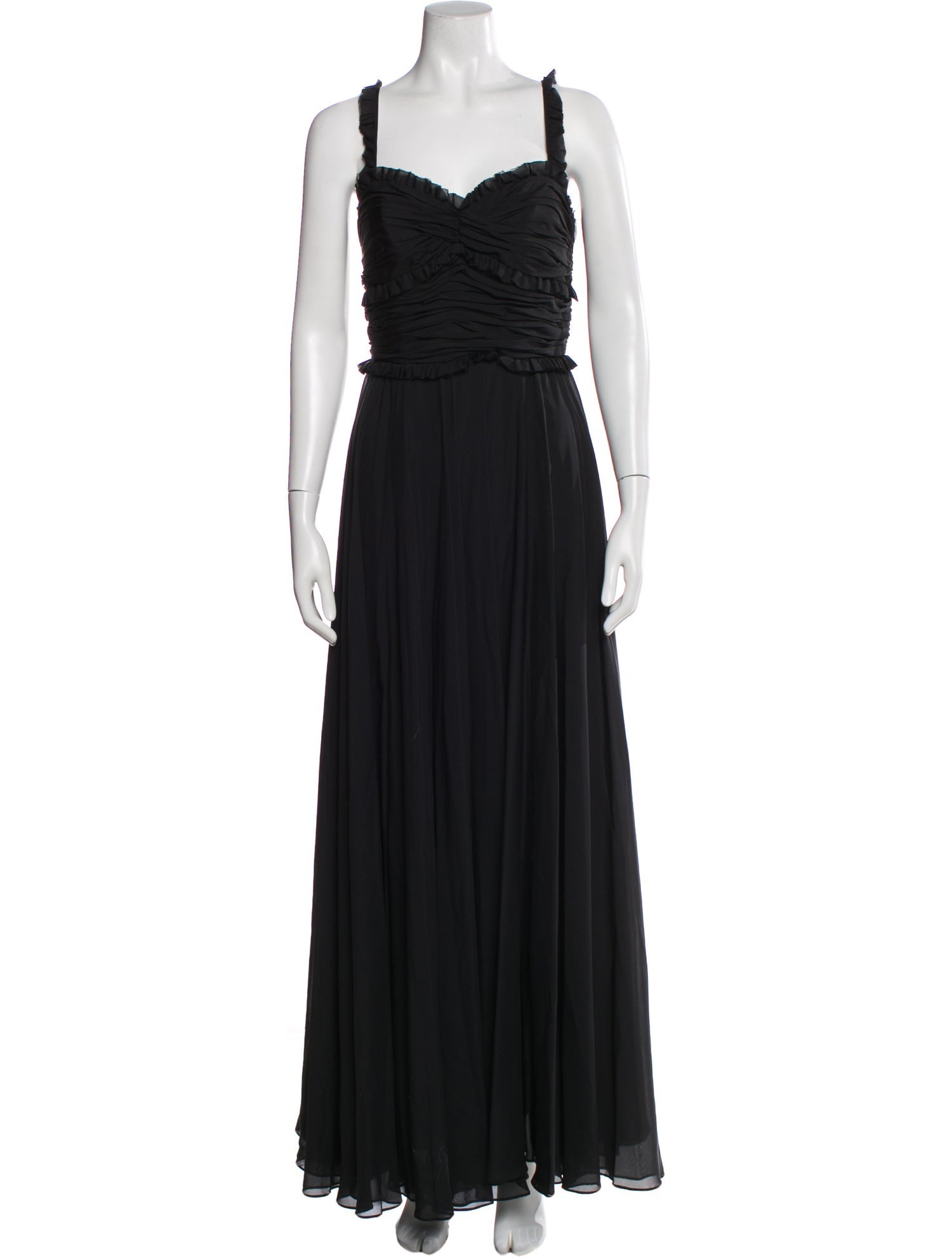 CH Carolina Herrera Silk Long Dress