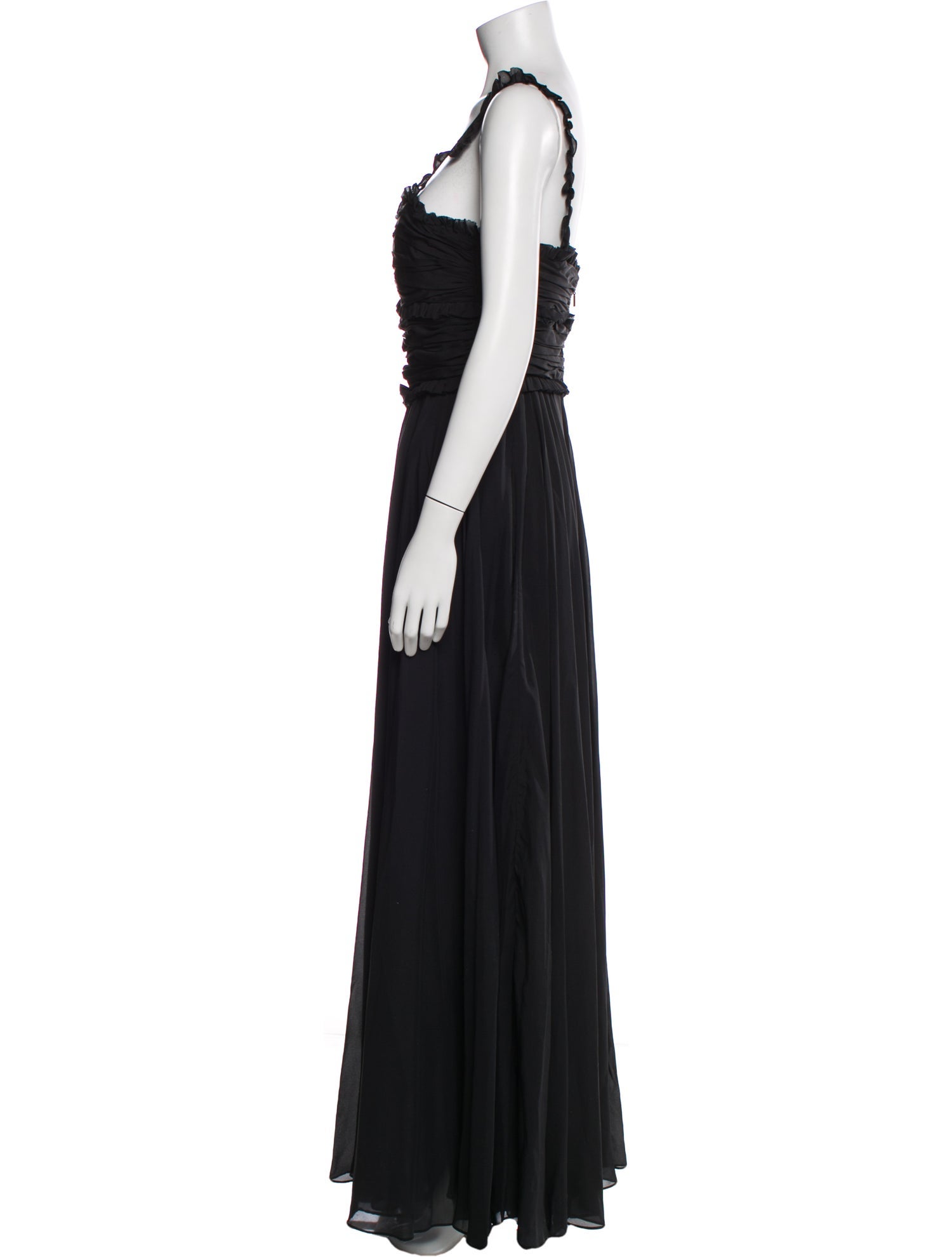 CH Carolina Herrera Silk Long Dress