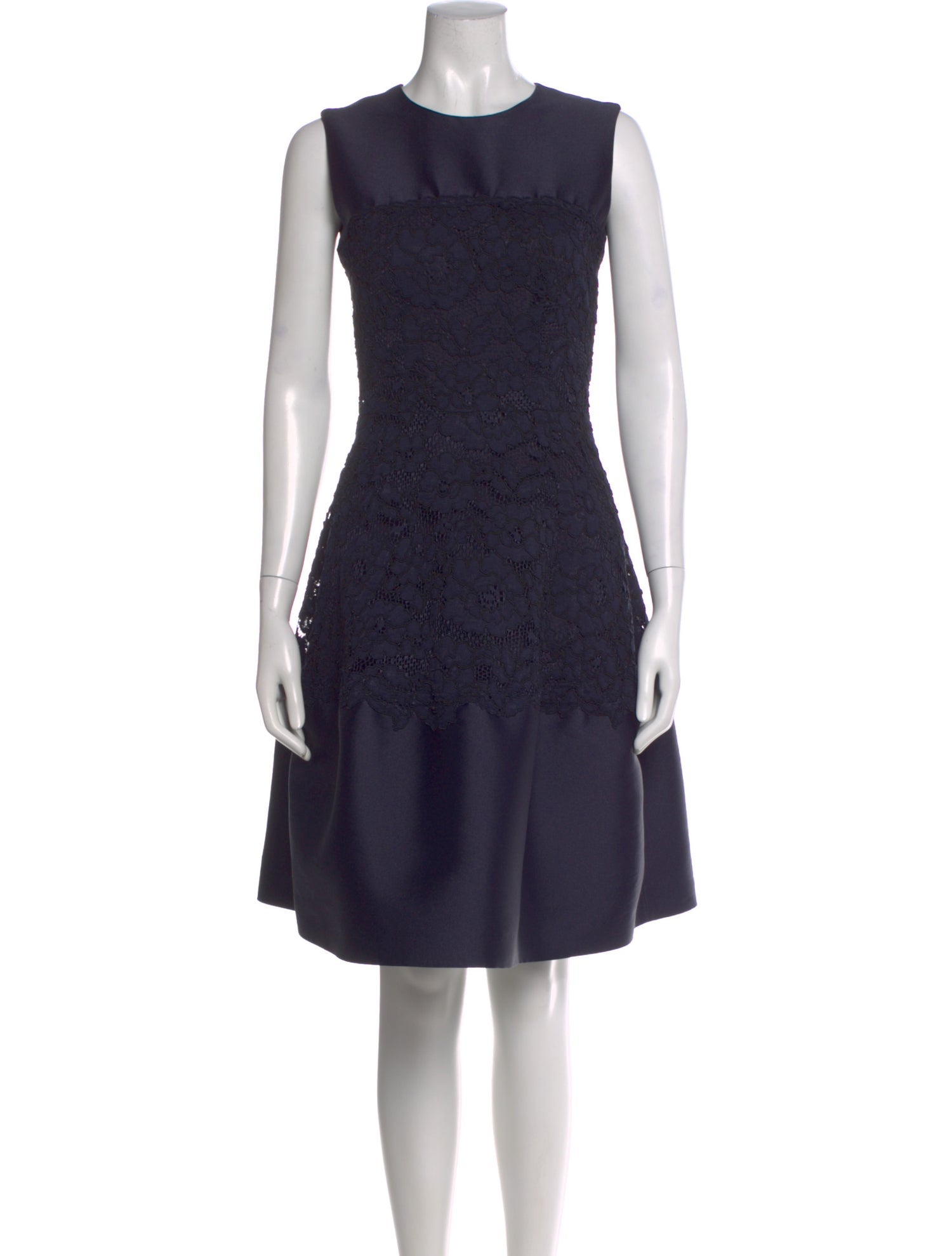 CH Carolina Herrera Crew Neck Knee-Length Dress