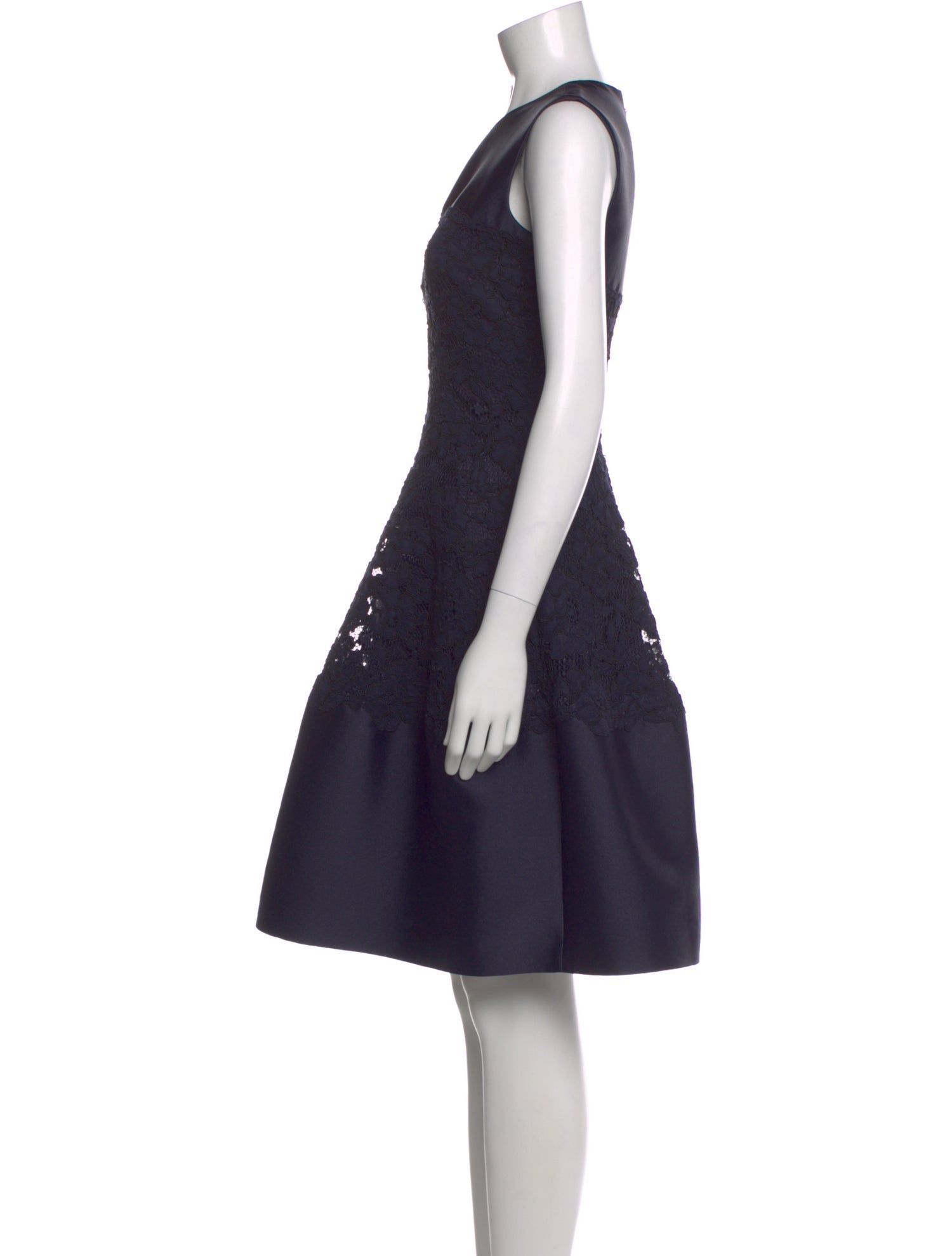 CH Carolina Herrera Crew Neck Knee-Length Dress