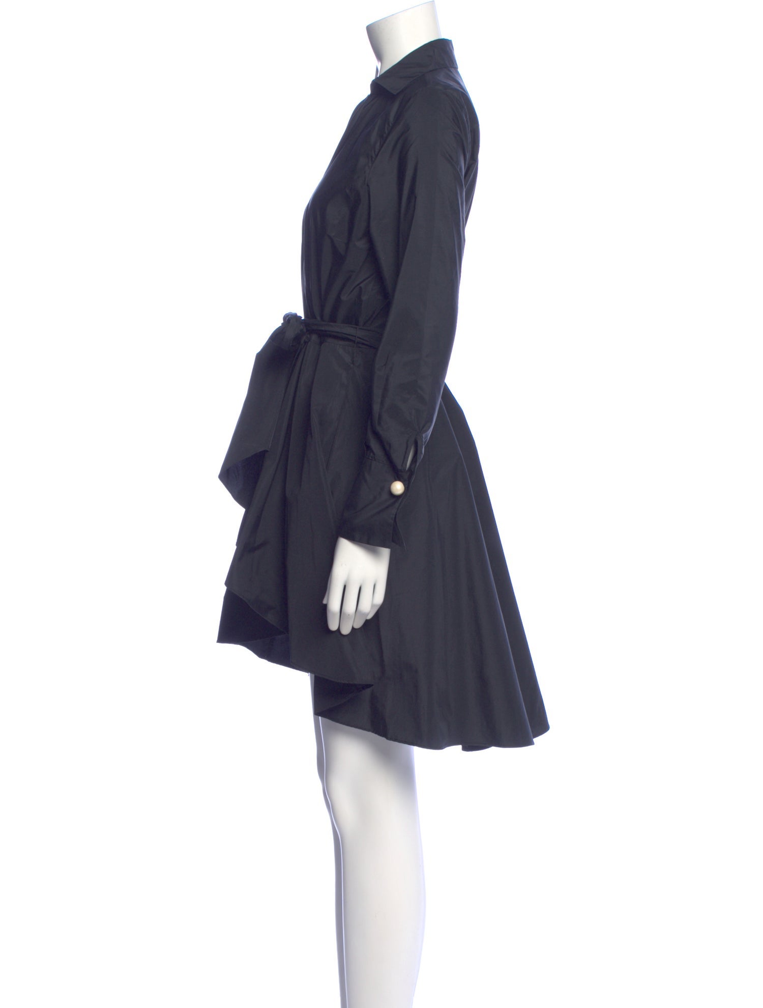 CH Carolina Herrera V-Neck Knee-Length Dress