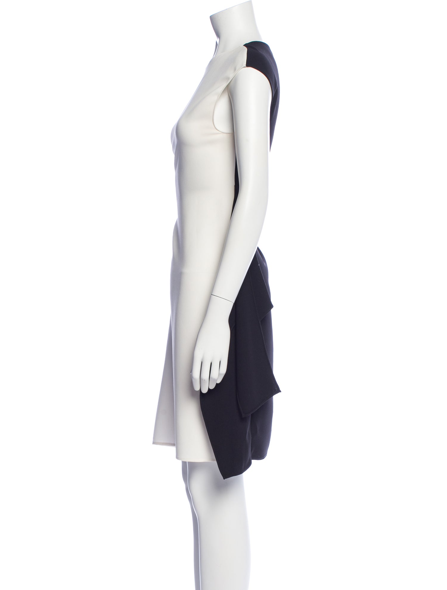 CH Carolina Herrera Bateau Neckline Knee-Length Dress