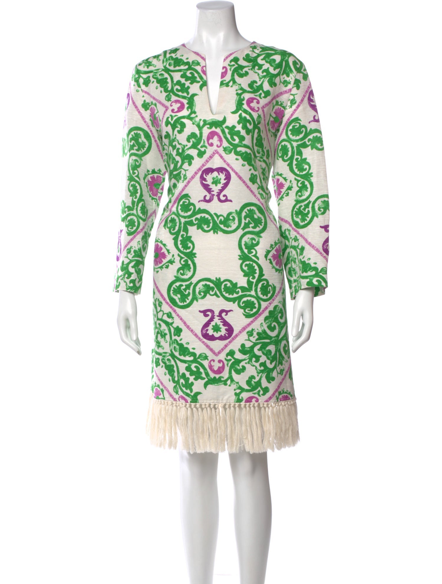 CH Carolina Herrera Silk Knee-Length Dress