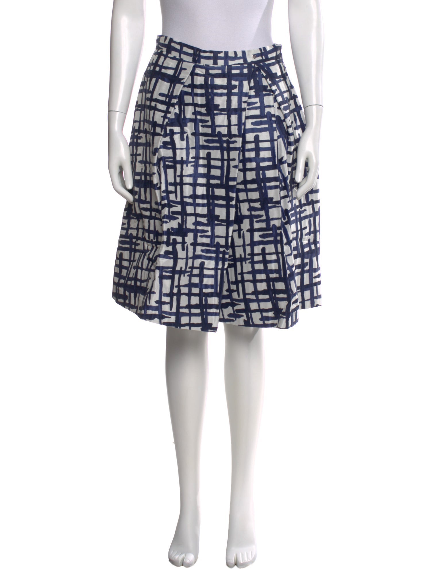 CH Carolina Herrera Printed Knee-Length Skirt
