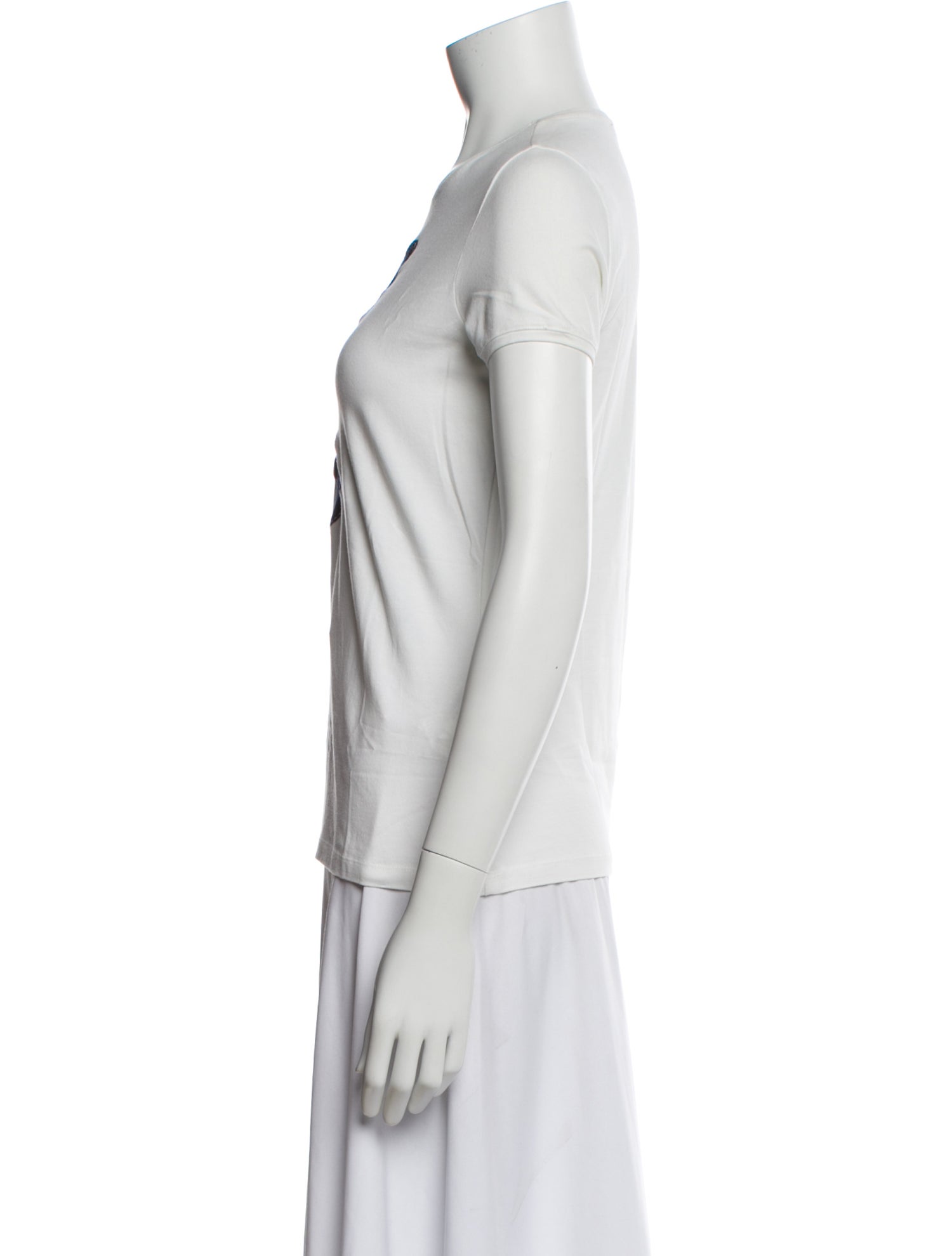 CH Carolina Herrera Graphic Print Crew Neck T-Shirt