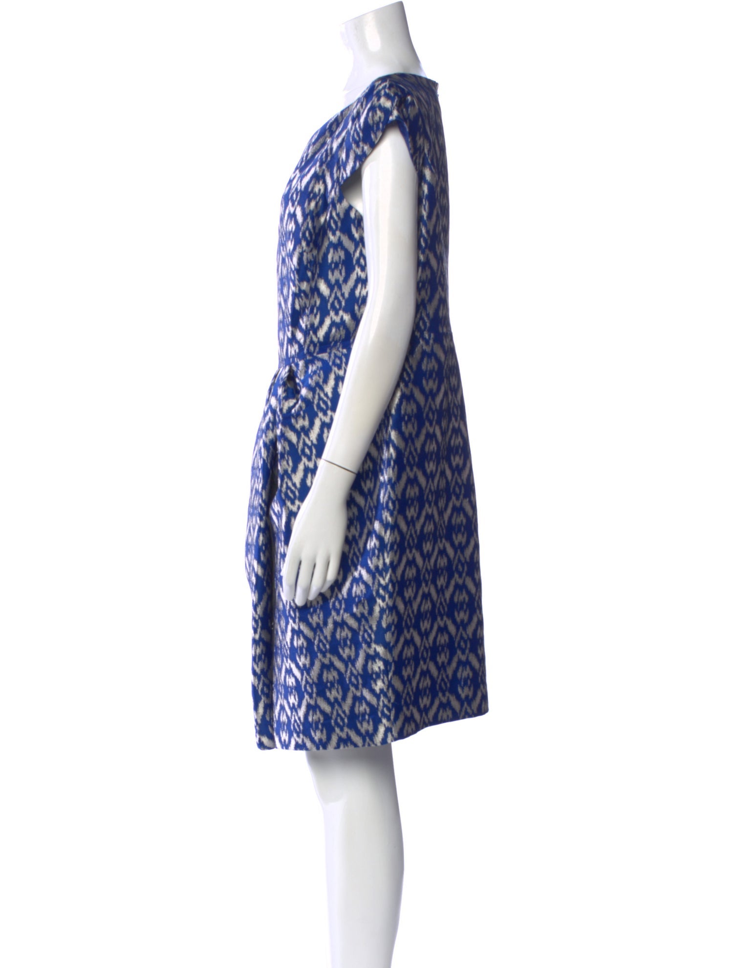 CH Carolina Herrera Printed Knee-Length Dress