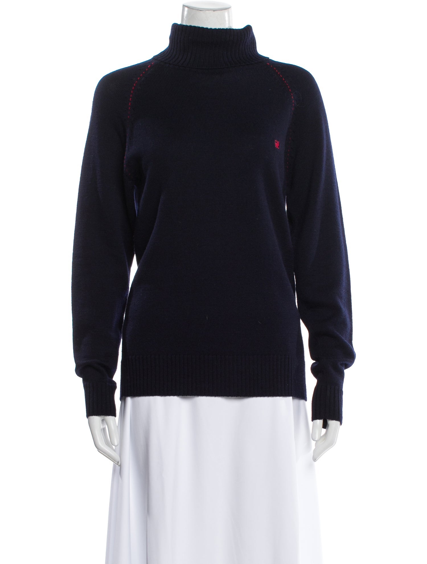 CH Carolina Herrera Merino Wool Turtleneck Sweater