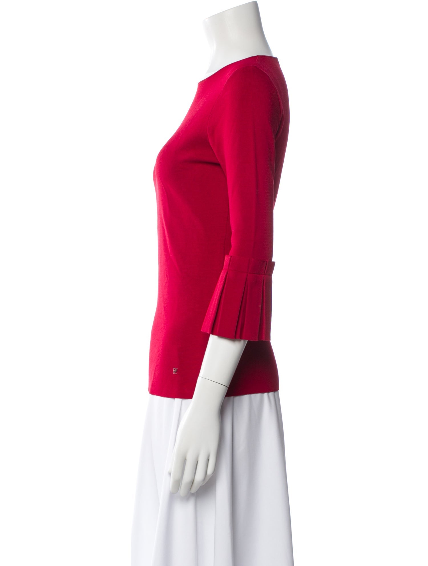 CH Carolina Herrera Scoop Neck Sweater