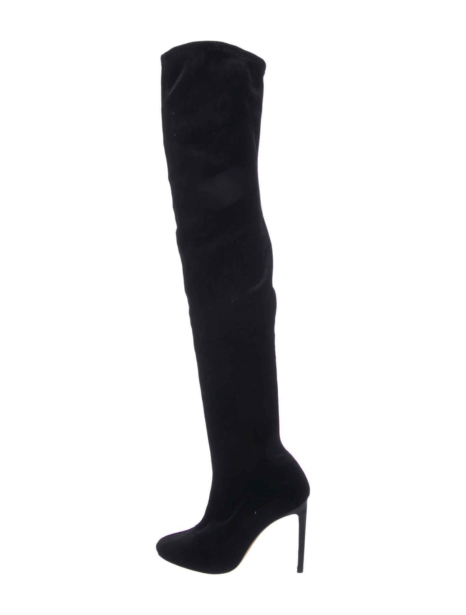 CH Carolina Herrera Velvet Boots