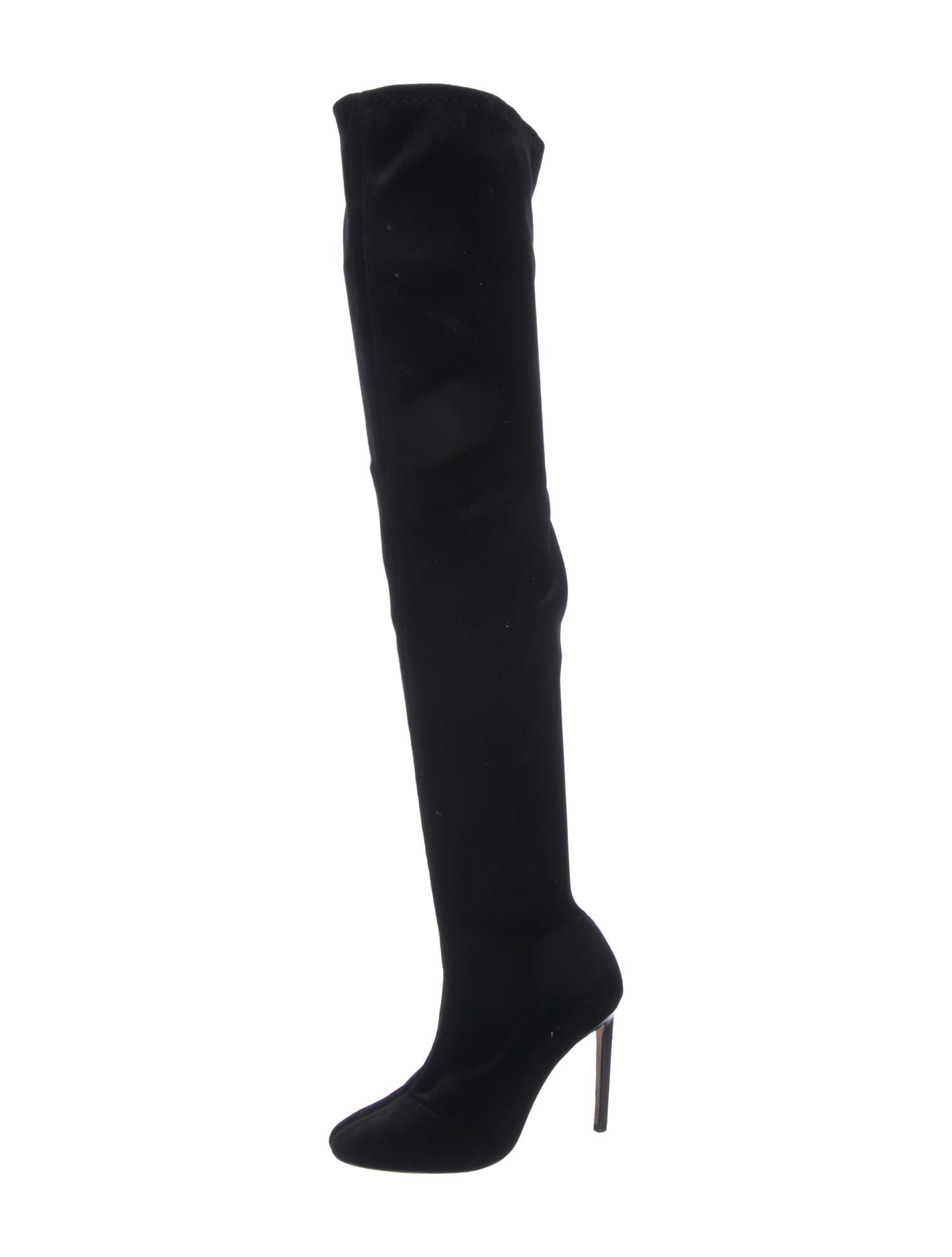 CH Carolina Herrera Velvet Boots