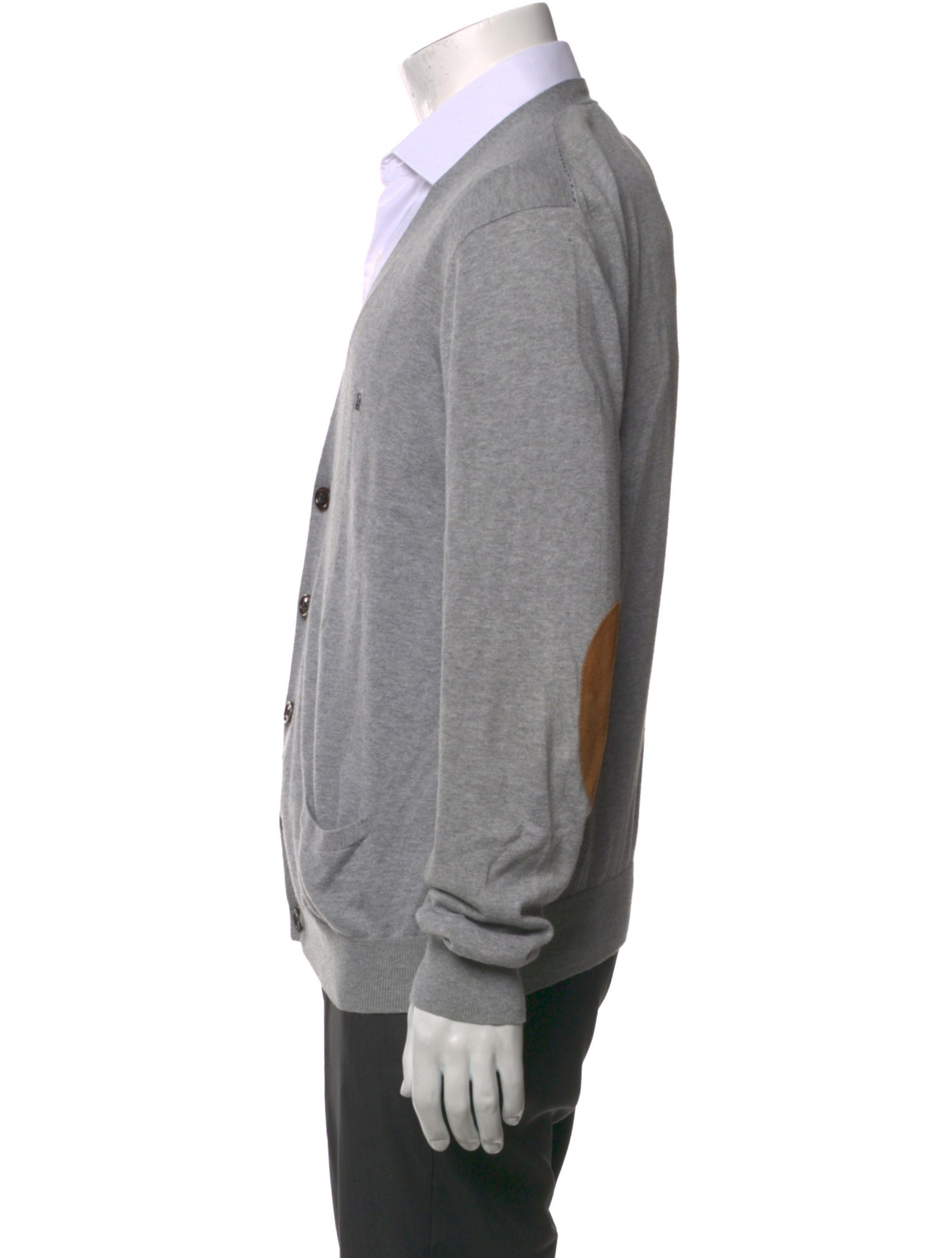 CH Carolina Herrera V-Neck Long Sleeve Cardigan