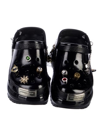 Christian Cowan x Crocs Rubber Chain-Link Accents Mules