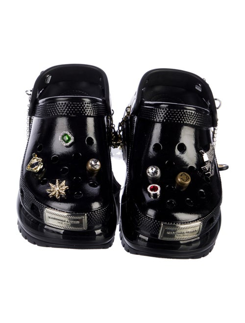 Christian Cowan x Crocs Rubber Chain-Link Accents Mules