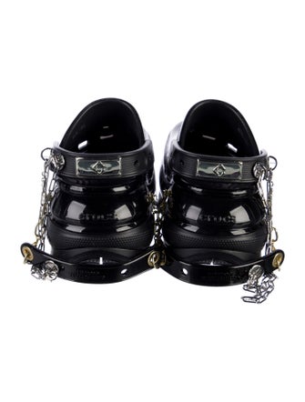 Christian Cowan x Crocs Rubber Chain-Link Accents Mules