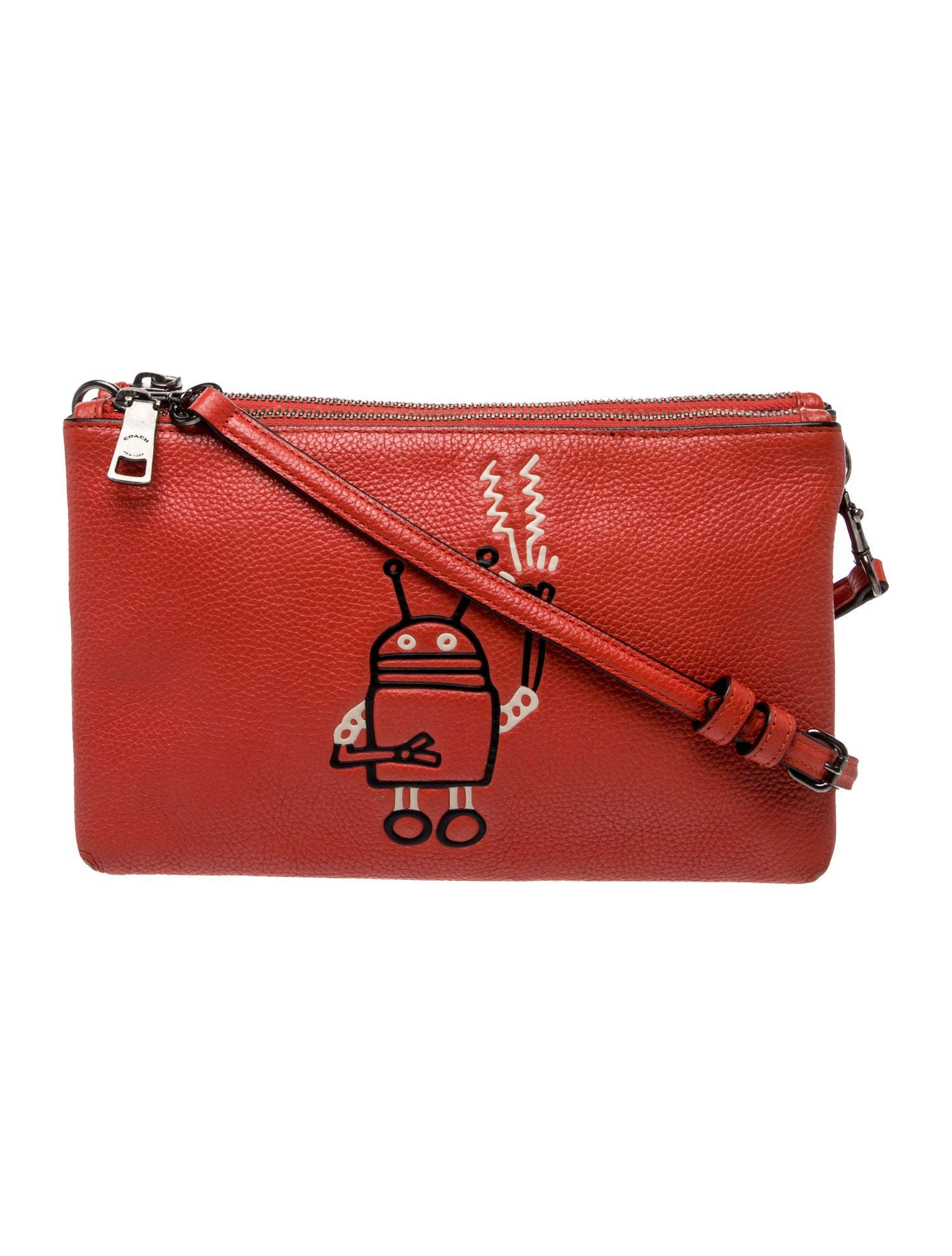 Coach x Keith Haring Leather Crossbody Bag