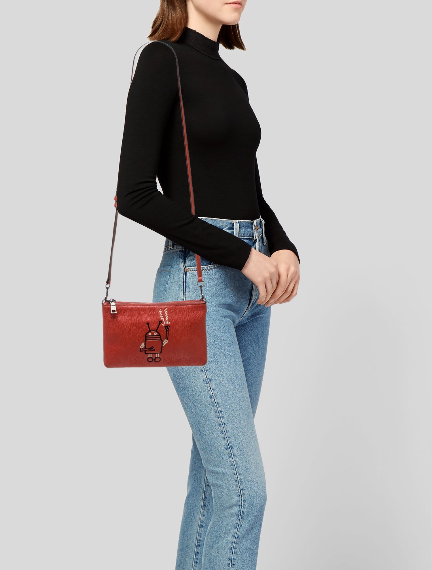 Coach x Keith Haring Leather Crossbody Bag