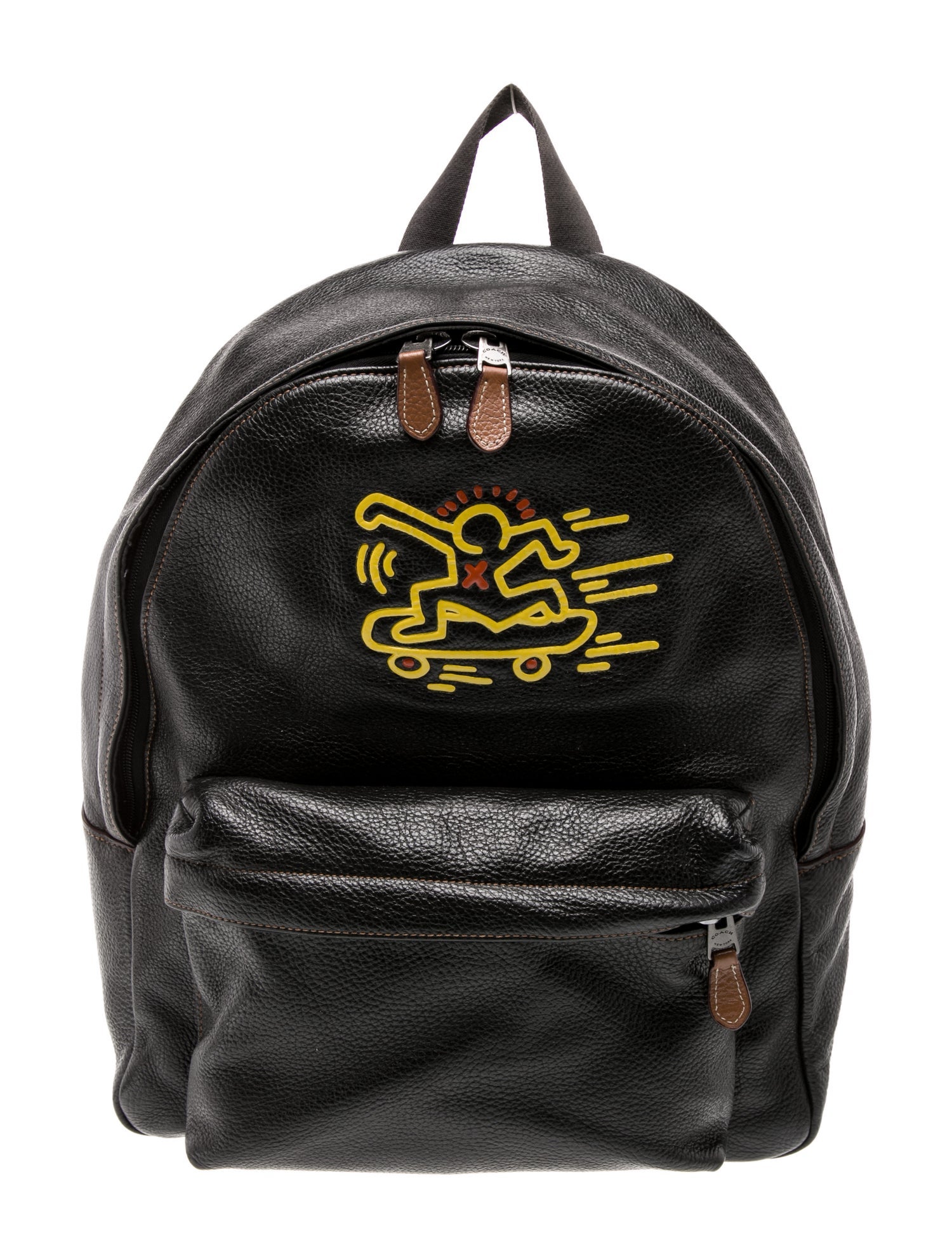 Coach x Keith Haring Leather Backpack