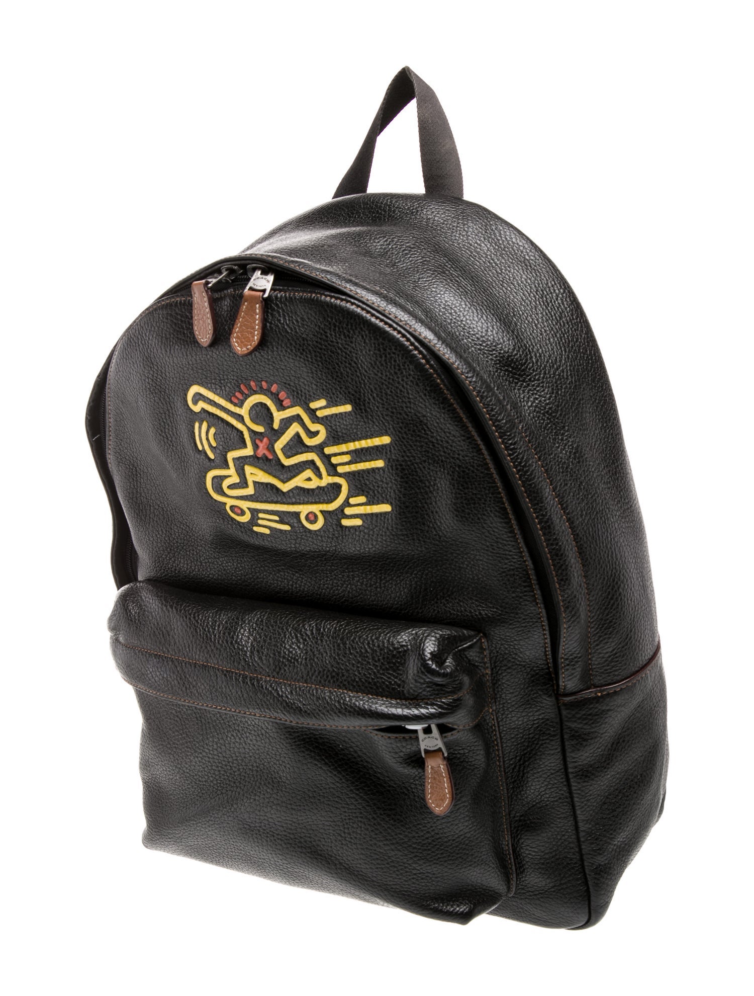 Coach x Keith Haring Leather Backpack