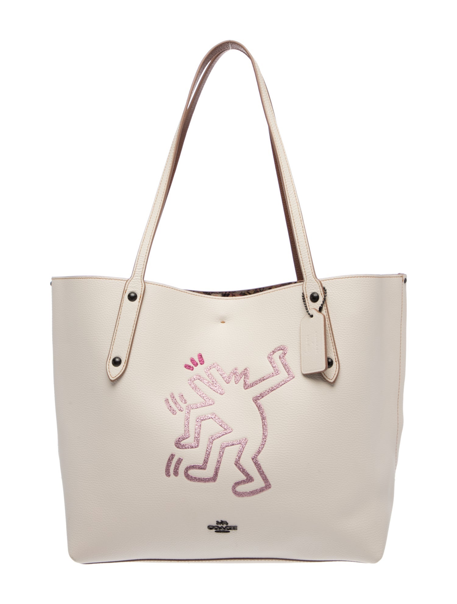 Coach x Keith Haring Leather Tote