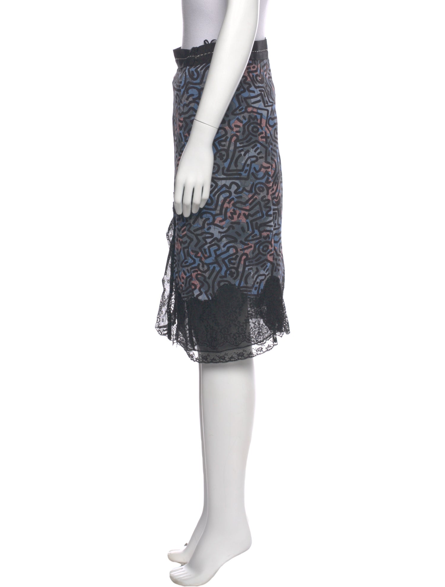 Coach x Keith Haring Printed Knee-Length Skirt