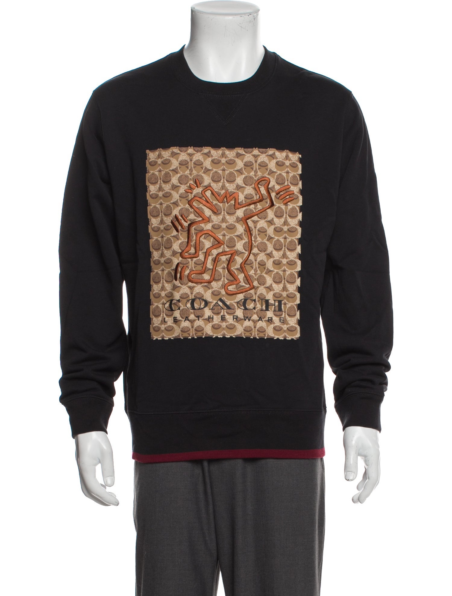 Coach x Keith Haring Graphic Print Crew Neck Sweatshirt