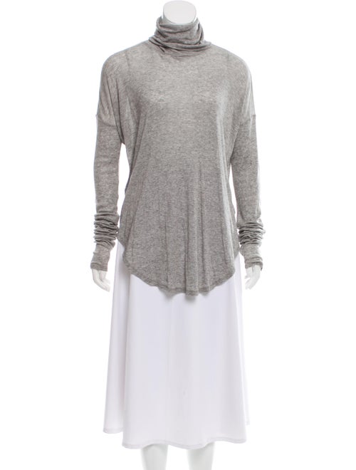Calypso Turtleneck Long Sleeve Sweatshirt Grey