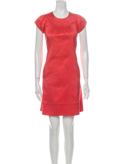 Calypso Silk Mini Dress Orange