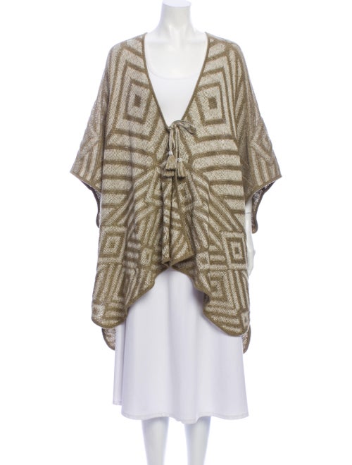 Calypso Alpaca Striped Sweater Green