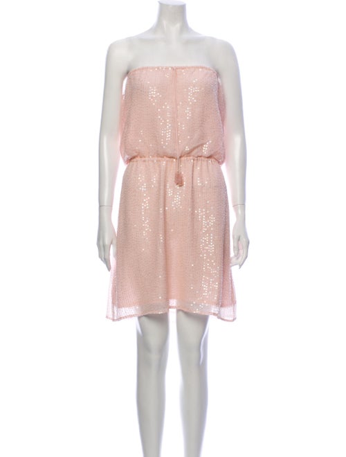 Calypso Silk Mini Dress Pink