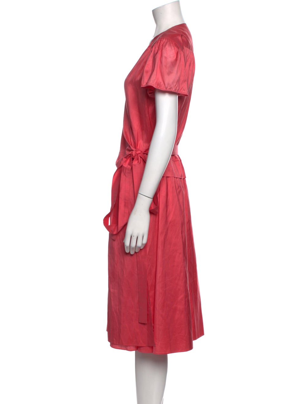 Calypso Silk Midi Length Dress - image 2
