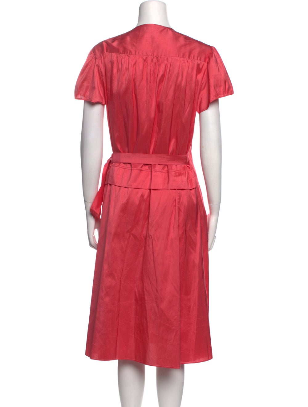 Calypso Silk Midi Length Dress - image 3