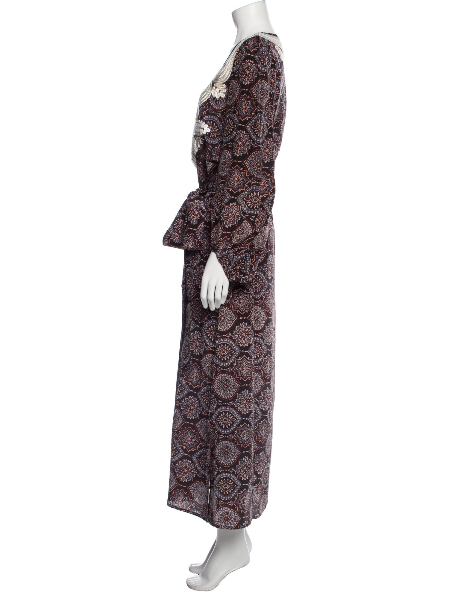 Calypso St. Barth Printed Long Dress w/ Tags