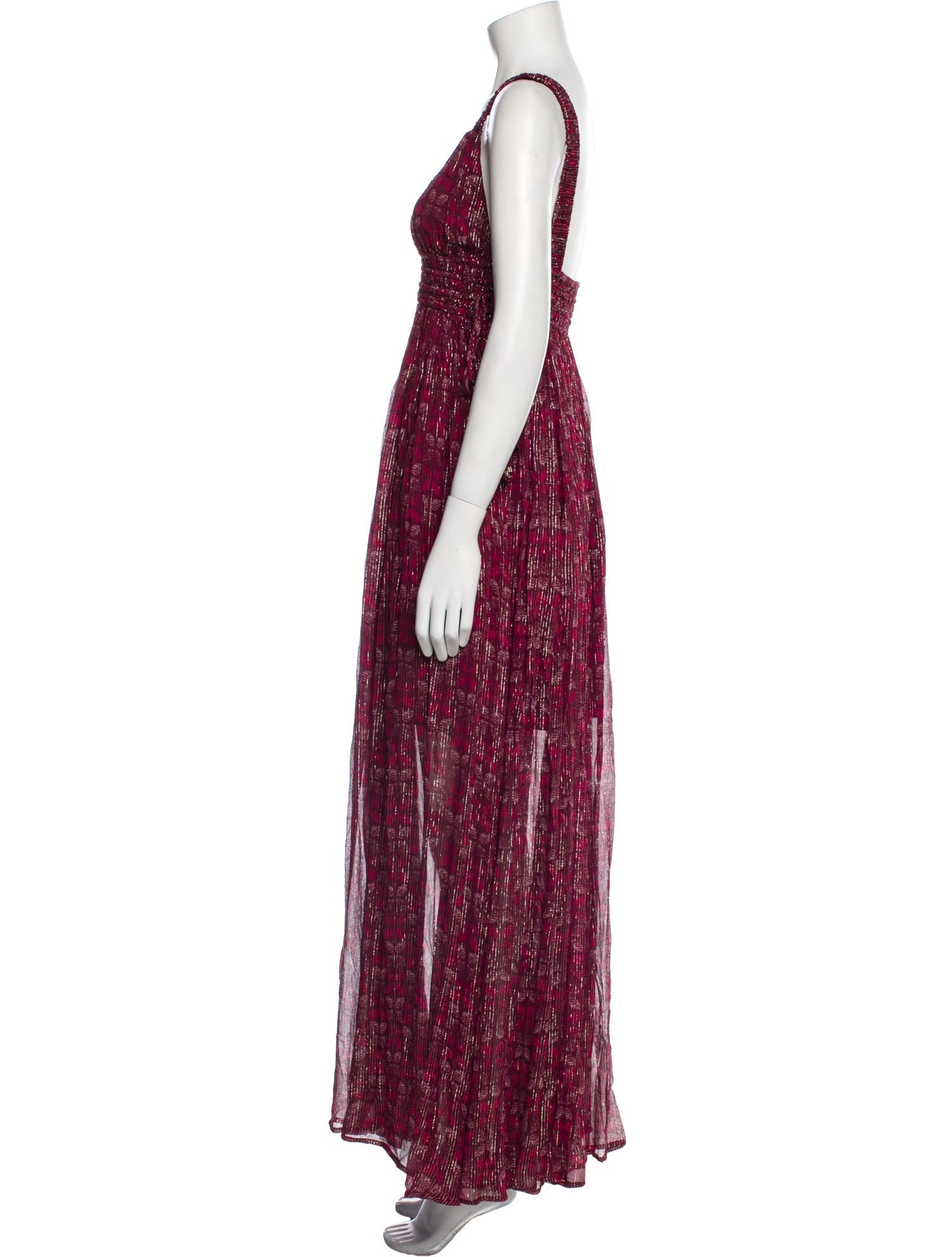 Calypso St. Barth Printed Long Dress w/ Tags