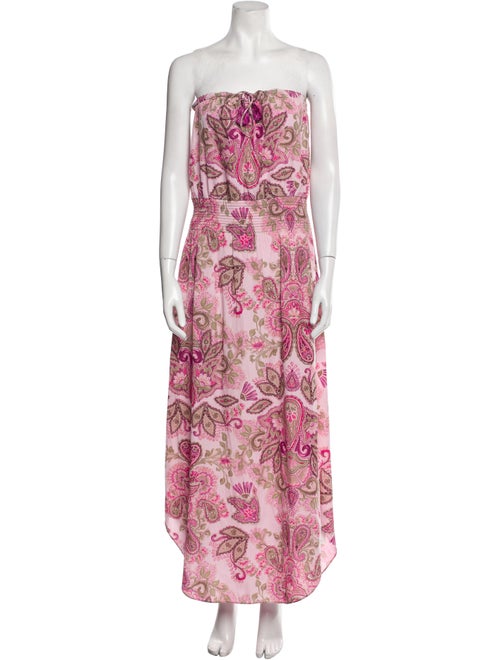 Calypso St. Barth Paisley Print Long Dress