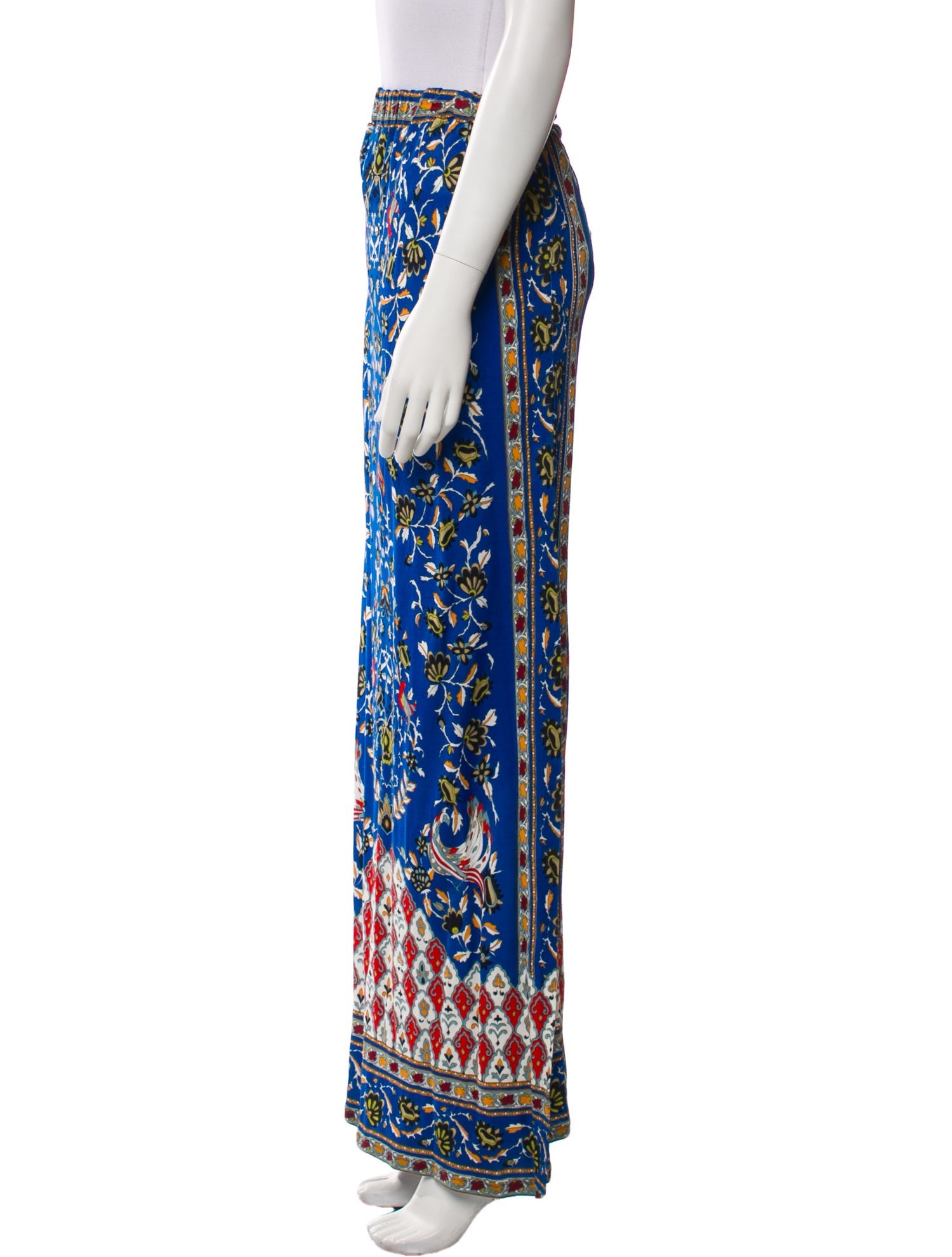 Calypso St. Barth Floral Print Long Skirt