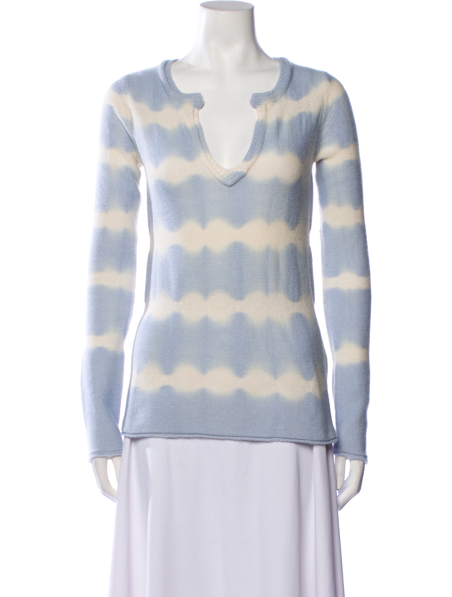 Calypso St. Barth Cashmere Tie-Dye Print Sweater
