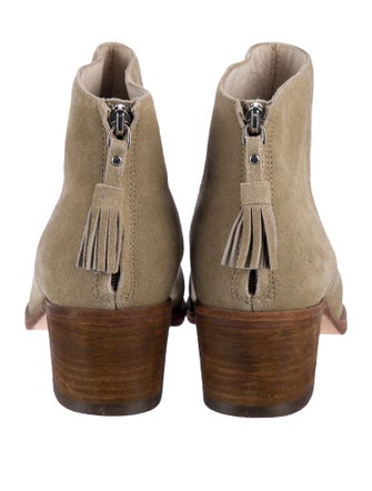 Calypso St. Barth Suede Tassel Accents Boots