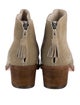 Calypso St. Barth Suede Tassel Accents Boots