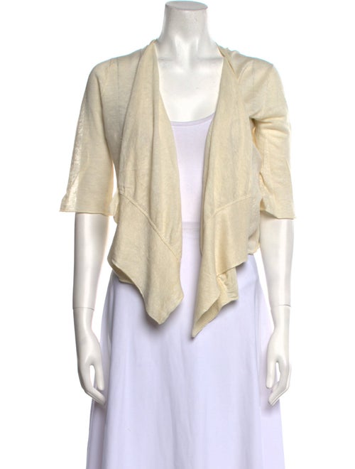 Calypso St. Barth Linen Open Front Sweater