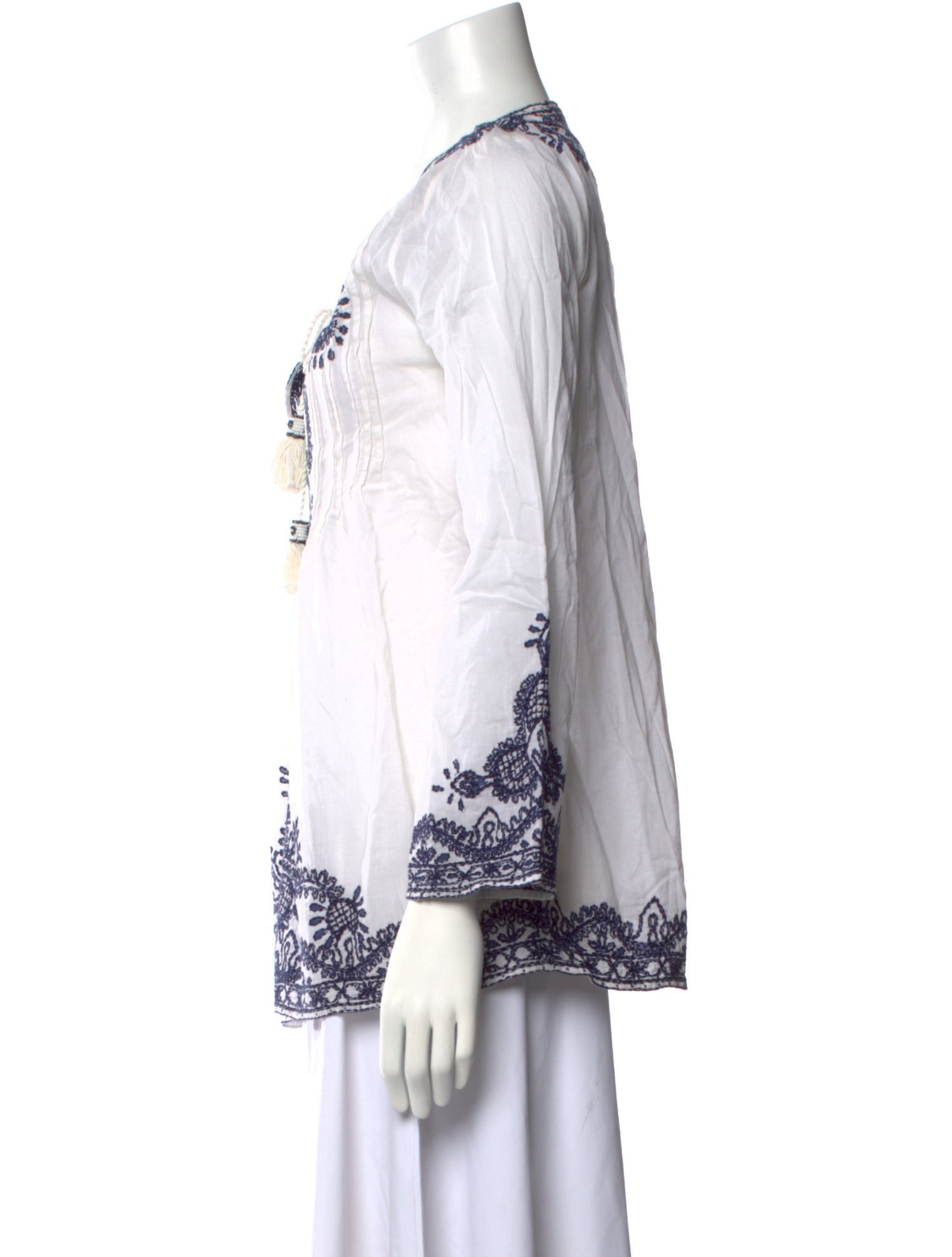 Calypso St. Barth Printed V-Neck Tunic