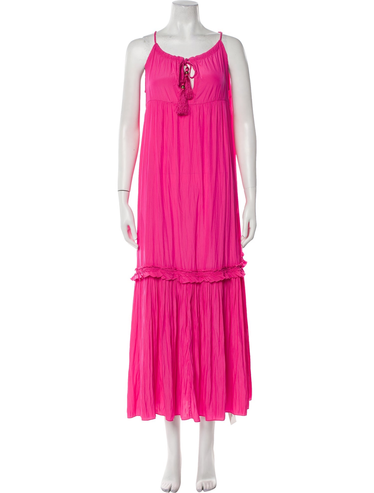 Calypso St. Barth Scoop Neck Long Dress