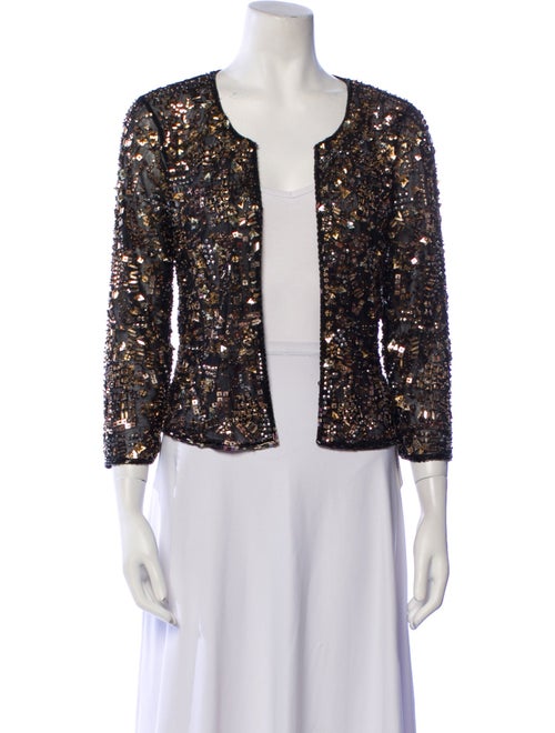 Calypso St. Barth Mesh Printed Evening Jacket