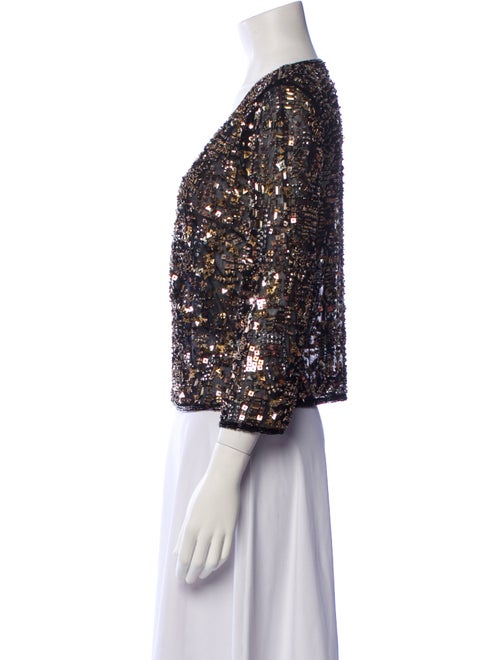 Calypso St. Barth Mesh Printed Evening Jacket