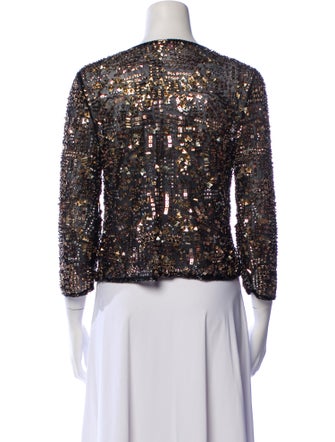 Calypso St. Barth Mesh Printed Evening Jacket