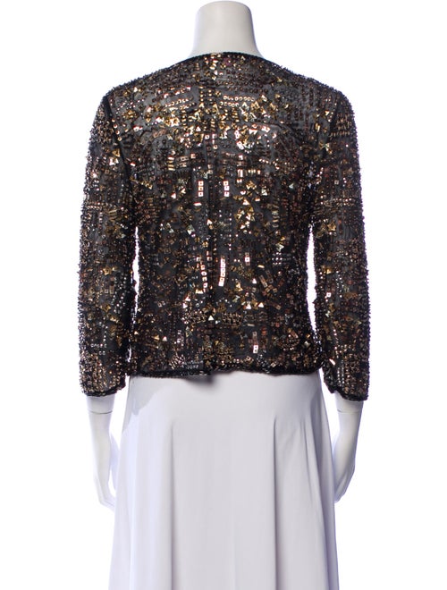 Calypso St. Barth Mesh Printed Evening Jacket